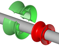 Green Speed-Up Split Spool